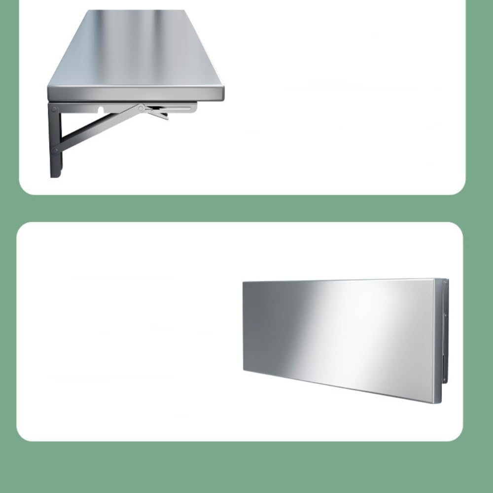 Space Saving Stainless Steel Wall Fold Down Shelf