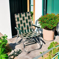 Aluminum Webbed Lightweight Foldable Lawn Chair