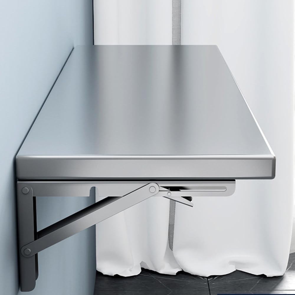 Space Saving Stainless Steel Wall Fold Down Shelf