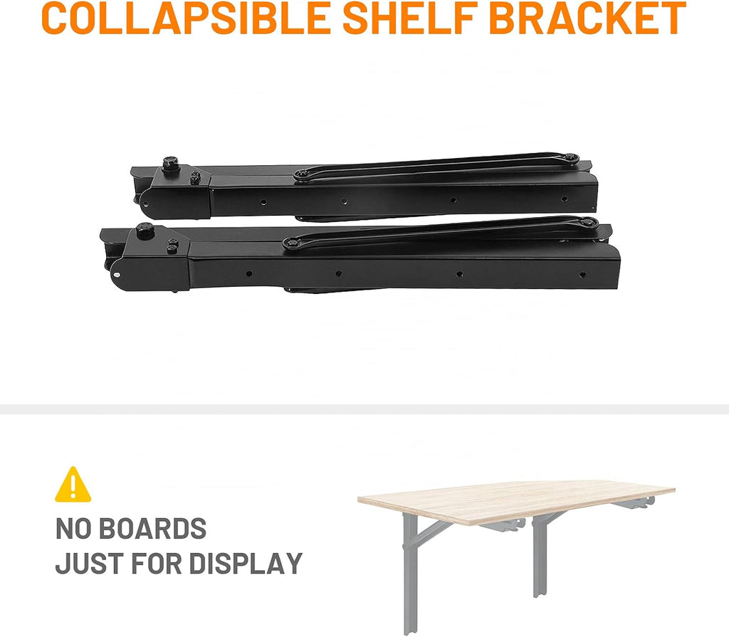 Heavy Duty Steel Space Saving Shelf Brackets Pack