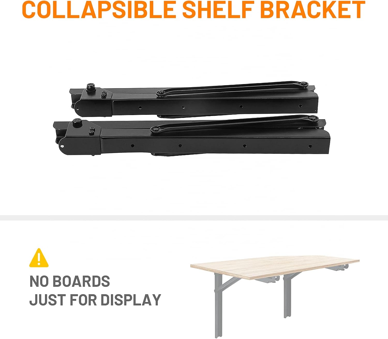 Heavy Duty Steel Space Saving Shelf Brackets Pack