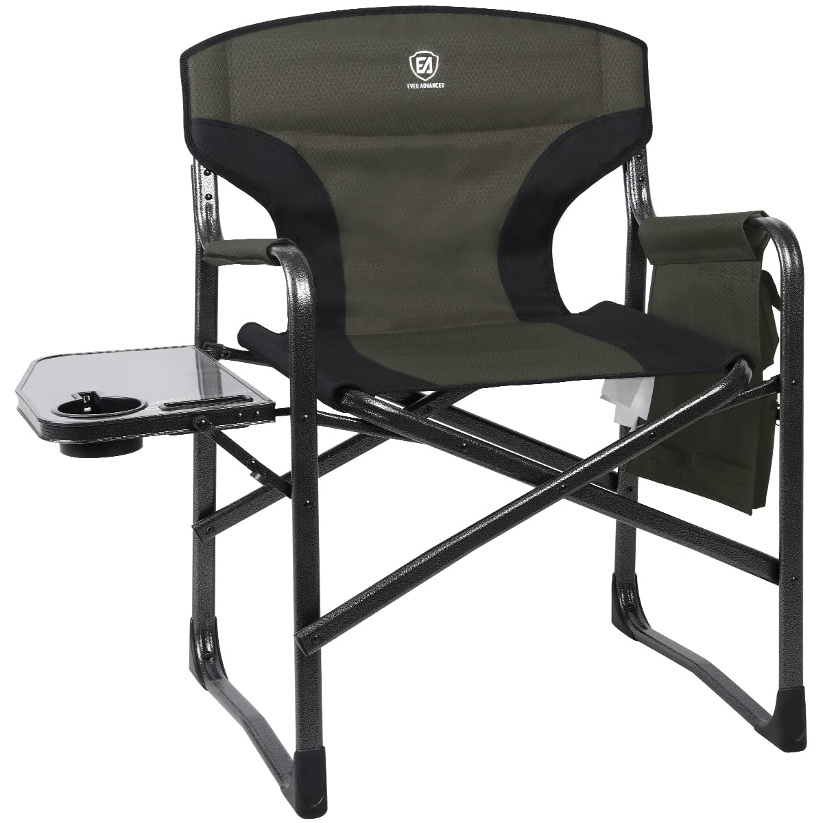 Aluminum Side Table Foldable Director Camping Chair
