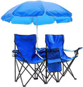 Double Fold Chair Umbrella Table Cooler Beach