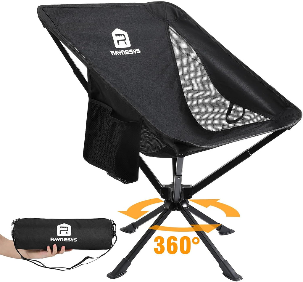 360 Rotation Lightweight Quick Setup Camping Chair