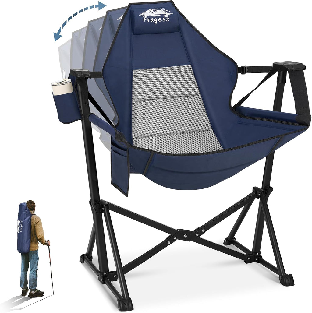 Adjustable Back Portable Hammock Camping Chair