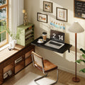 Heavy Duty Walnut Solid Pine Wall Fold Down Desk