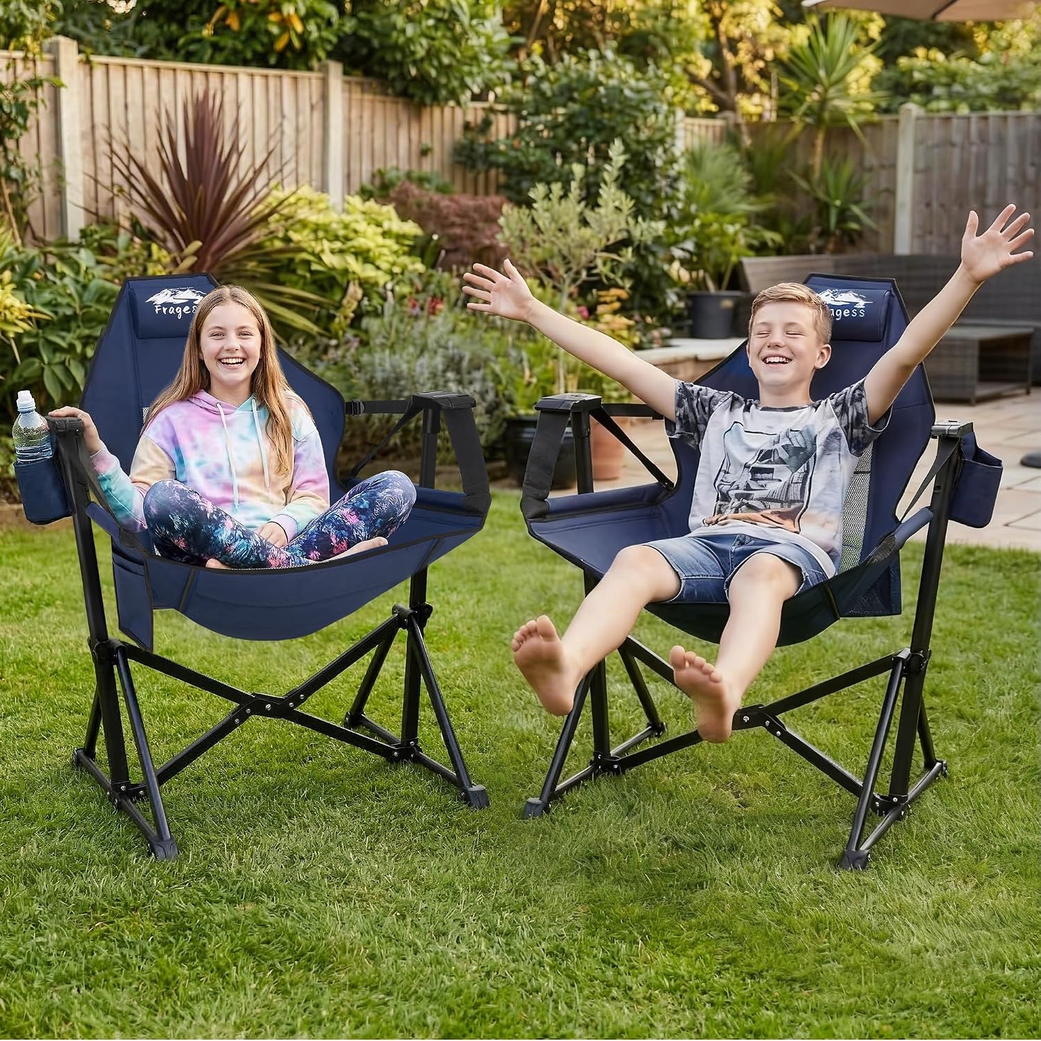 Adjustable Back Portable Hammock Camping Chair